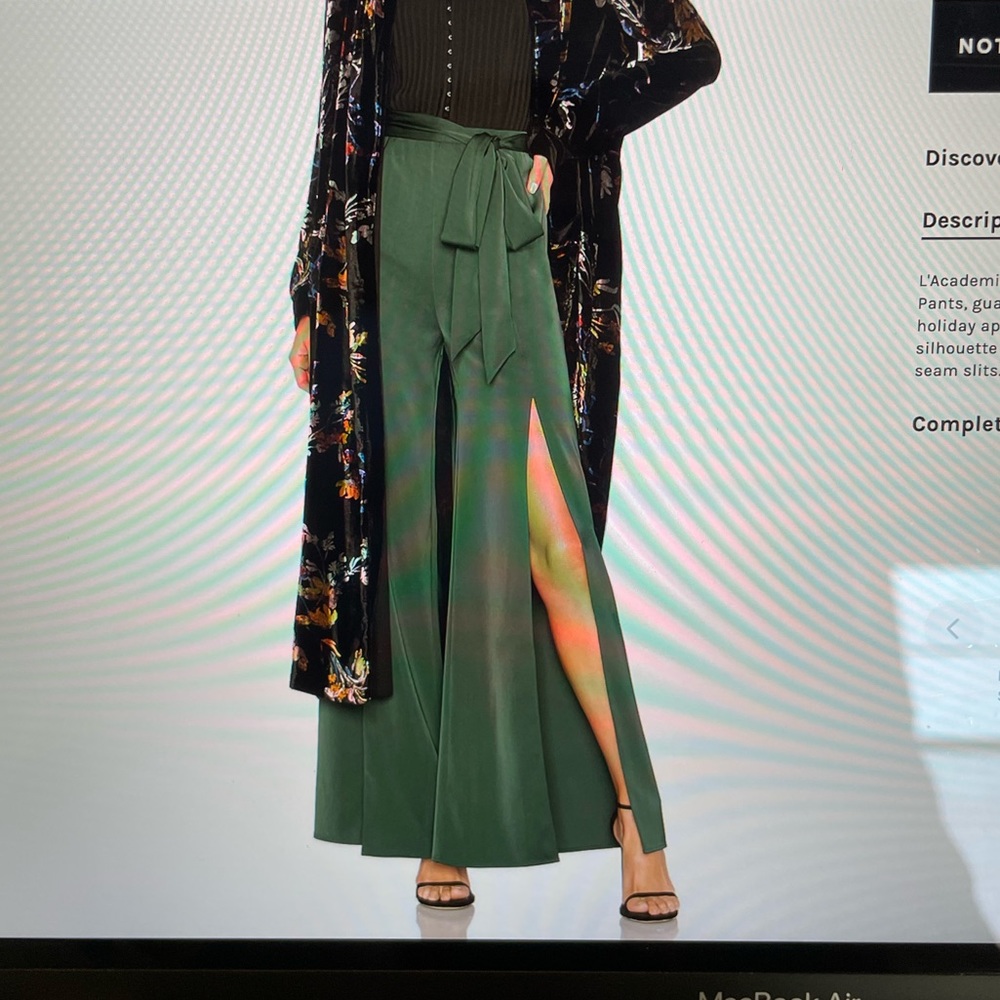 REVOLVE silk//satin pants